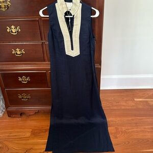 Sail to Sable Sleeveless Classic Maxi Tunic